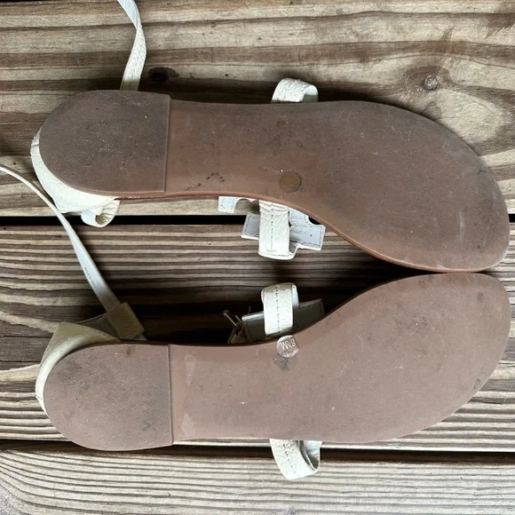 Tory Burch Phoebe Cream Sandals - Picture 2 of 2